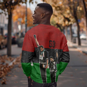 Mexico City 1968 African American Sweatshirt Black Power Salute
