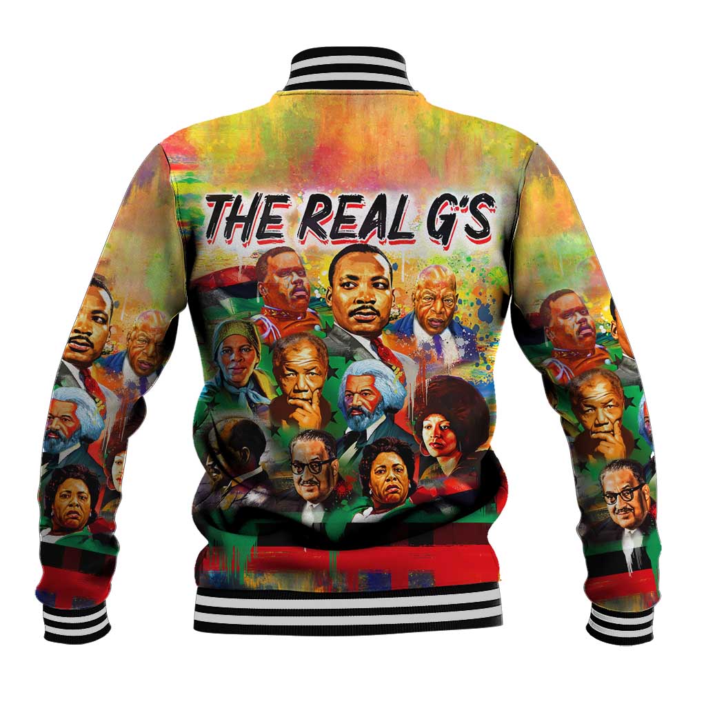 The Real G's Baseball Jacket Civil Rights Leaders DT02