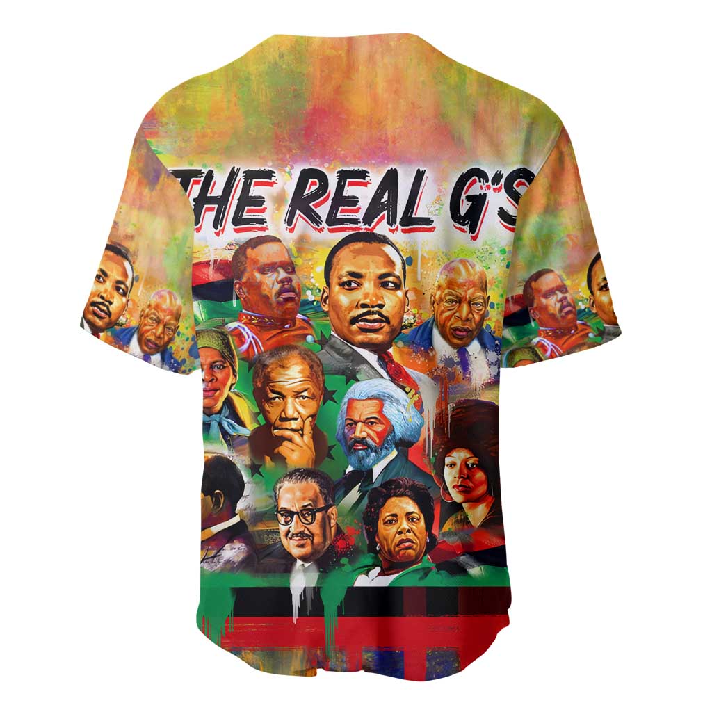 The Real G's Baseball Jersey Civil Rights Leaders