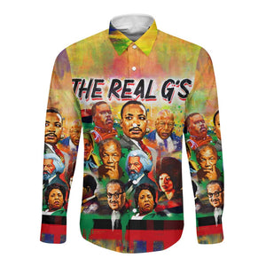 The Real G's Long Sleeve Button Shirt Civil Rights Leaders