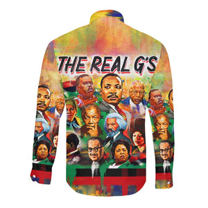 The Real G's Long Sleeve Button Shirt Civil Rights Leaders