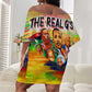 The Real G's Off Shoulder Short Dress Civil Rights Leaders