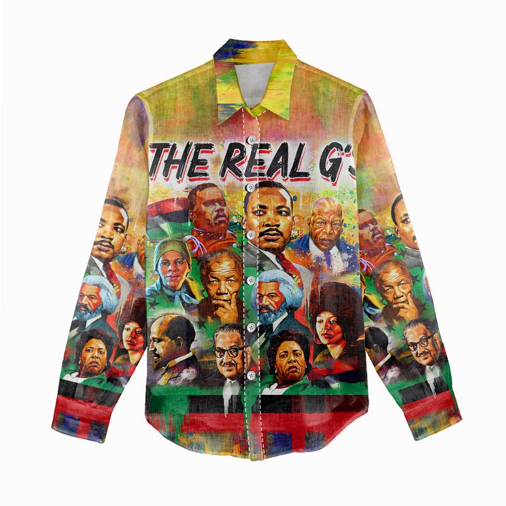 The Real G's Women Casual Shirt Civil Rights Leaders DT02