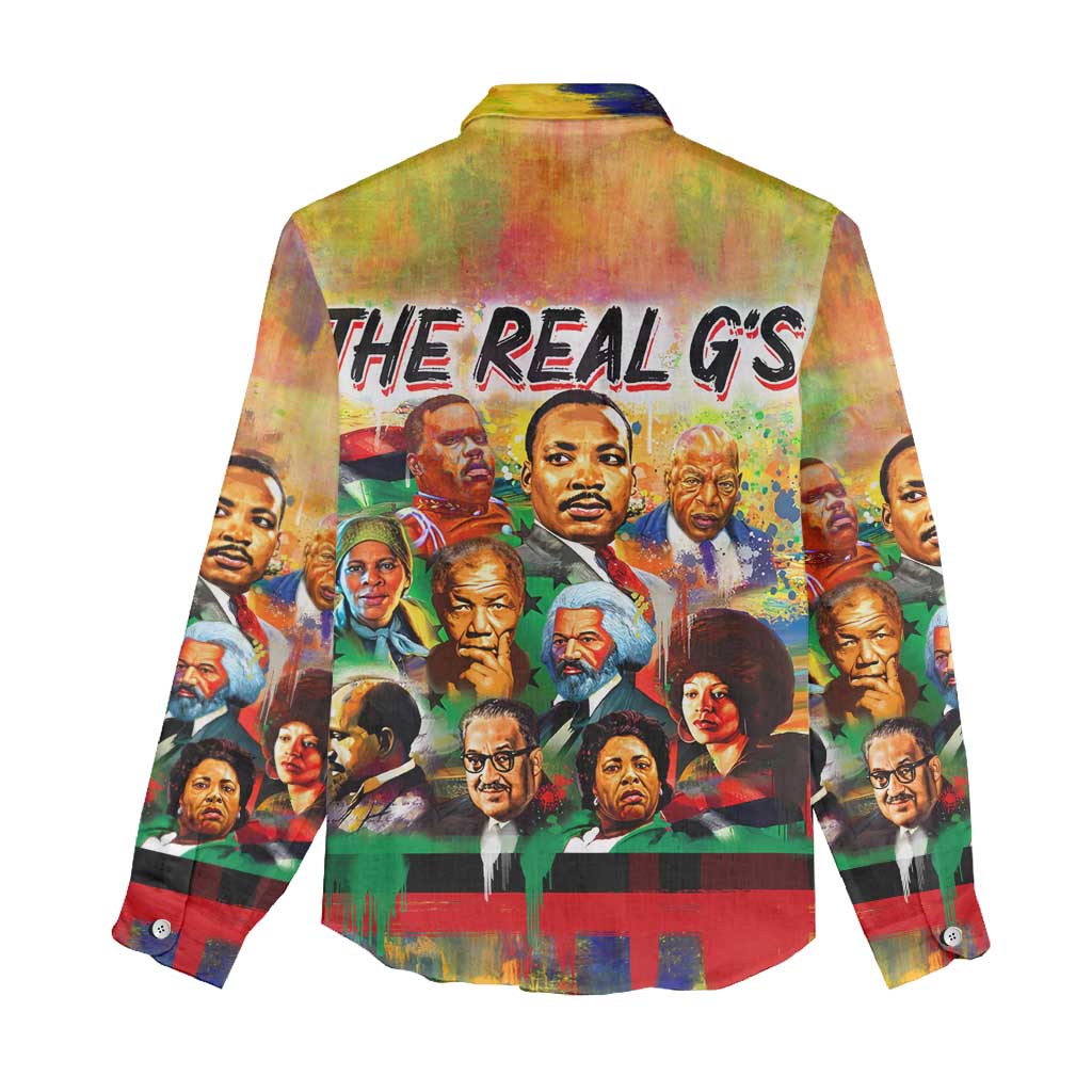 The Real G's Women Casual Shirt Civil Rights Leaders DT02