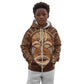 African Women Kid Hoodie Tribal Ethnic Mask
