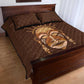 African Women Quilt Bed Set Tribal Ethnic Mask