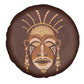 African Women Spare Tire Cover Tribal Ethnic Mask