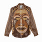 African Women Women Casual Shirt Tribal Ethnic Mask DT02