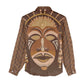 African Women Women Casual Shirt Tribal Ethnic Mask DT02