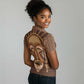 African Women Women Polo Shirt Tribal Ethnic Mask