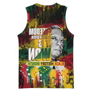Freedom Is Never Given It Is Won Basketball Jersey Asa Philip Randolph - African Pride
