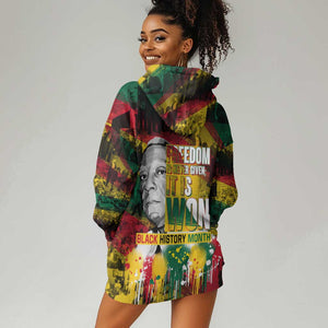 Freedom Is Never Given It Is Won Hoodie Dress Asa Philip Randolph