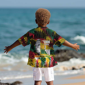 Freedom Is Never Given It Is Won Kid Hawaiian Shirt Asa Philip Randolph