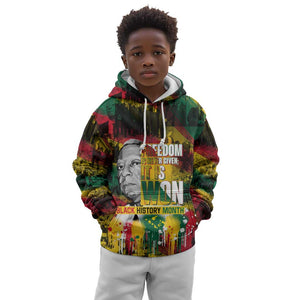 Freedom Is Never Given It Is Won Kid Hoodie Asa Philip Randolph