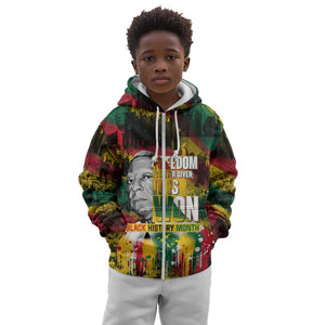 Freedom Is Never Given It Is Won Kid Hoodie Asa Philip Randolph