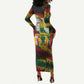 Freedom Is Never Given It Is Won Long Sleeve Bodycon Dress Asa Philip Randolph DT02