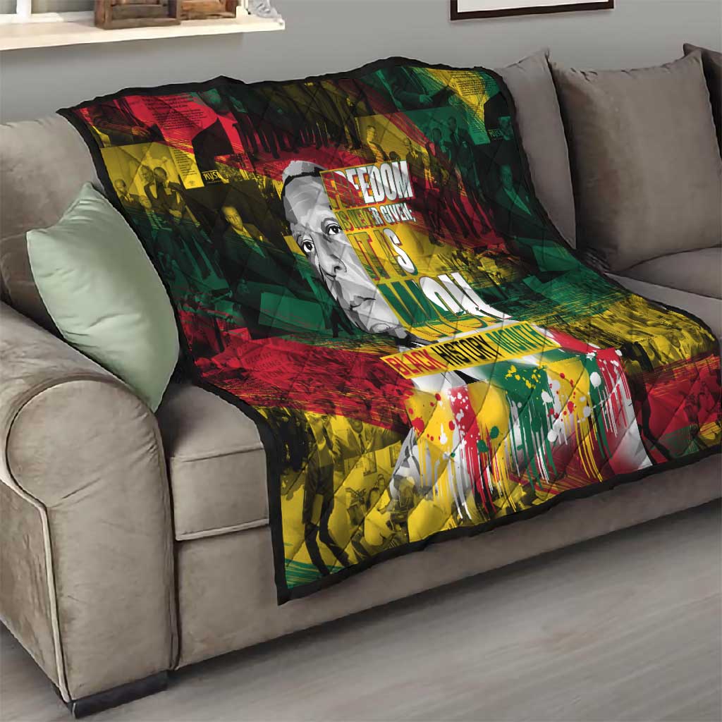 Freedom Is Never Given It Is Won Quilt Asa Philip Randolph