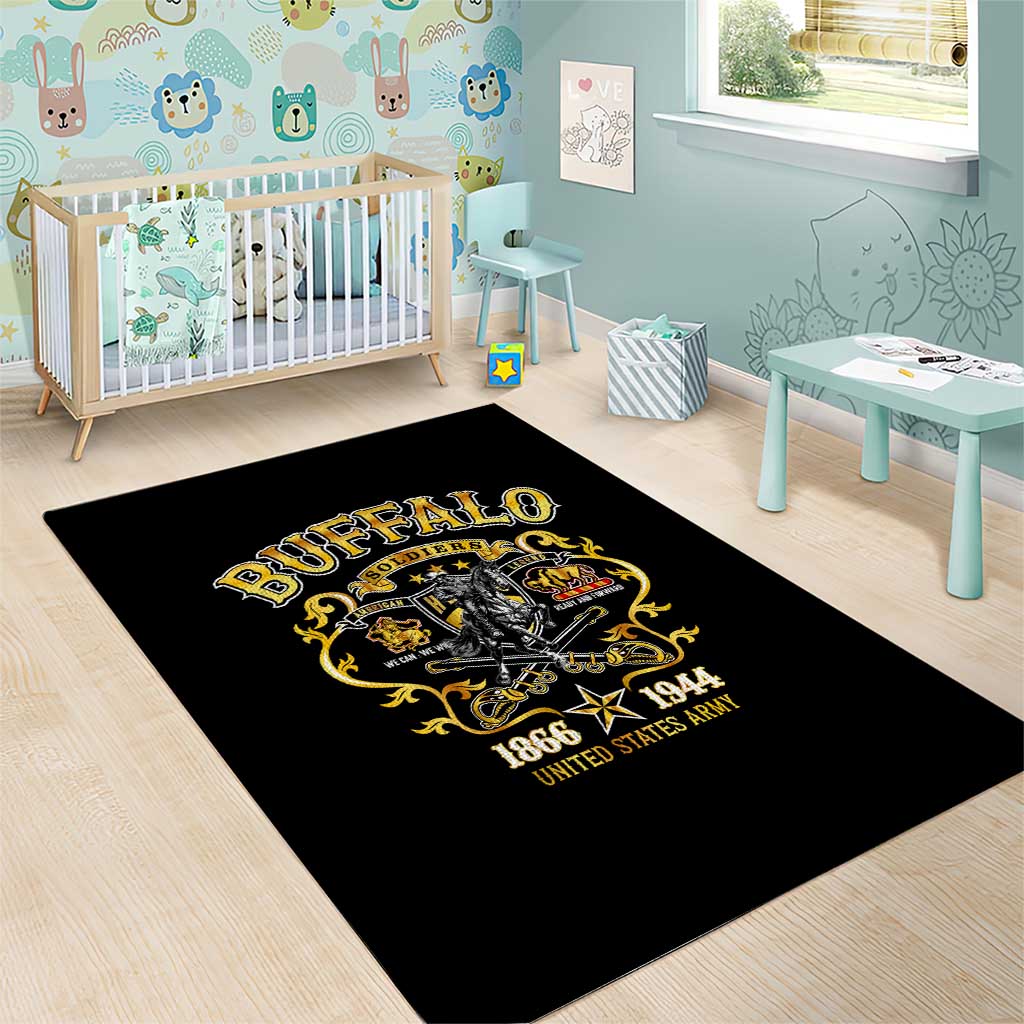 Buffalo Soldiers Area Rug American American Legend 1866-1944