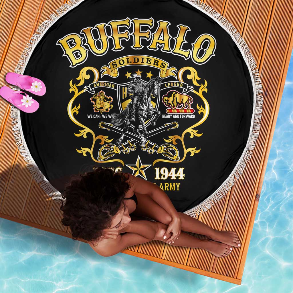 Buffalo Soldiers Beach Blanket American American Legend 1866-1944