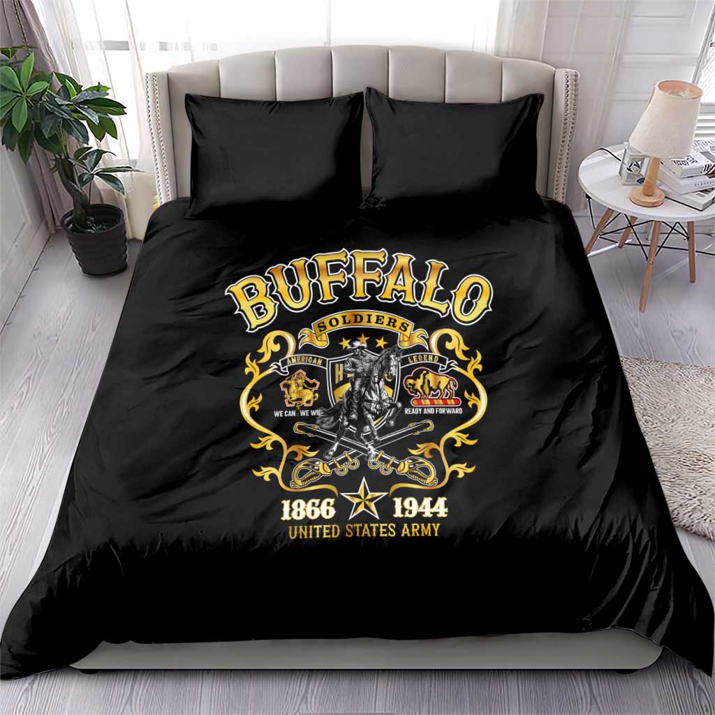 Buffalo Soldiers Bedding Set American American Legend 1866-1944