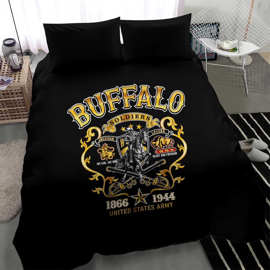 Buffalo Soldiers Bedding Set American American Legend 1866-1944