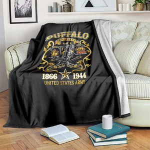 Buffalo Soldiers Blanket American American Legend 1866-1944