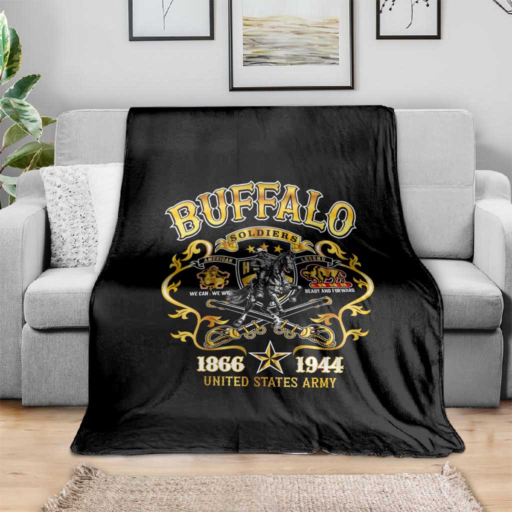Buffalo Soldiers Blanket American American Legend 1866-1944