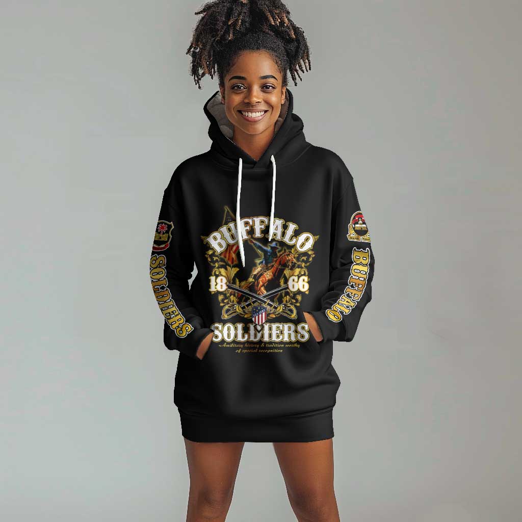 Buffalo Soldiers Hoodie Dress American American Legend 1866-1944