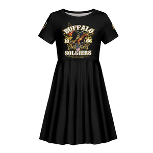 Buffalo Soldiers Kid Short Sleeve Dress American American Legend 1866-1944