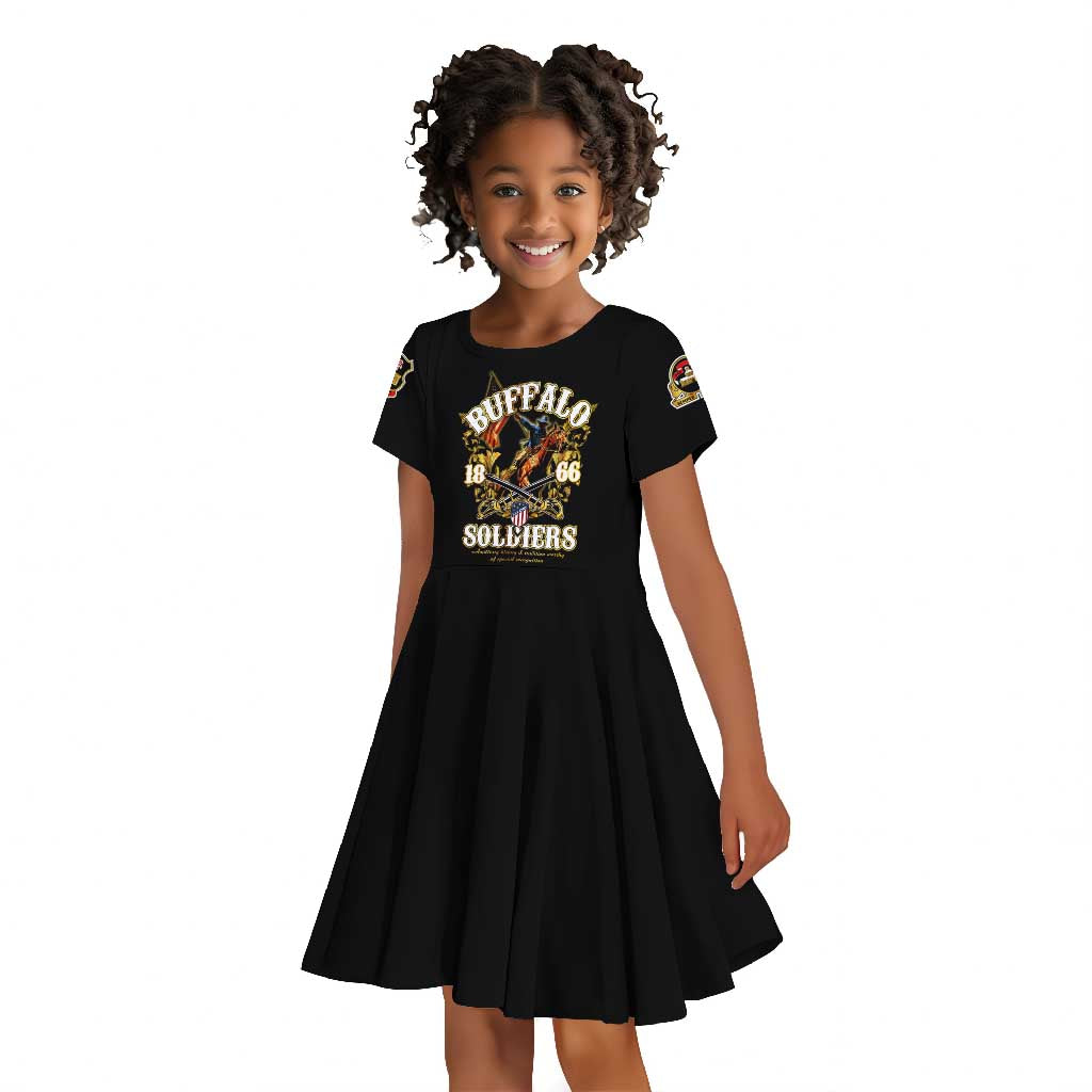 Buffalo Soldiers Kid Short Sleeve Dress American American Legend 1866-1944