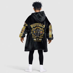 Buffalo Soldiers Kid Wearable Blanket Hoodie American American Legend 1866-1944
