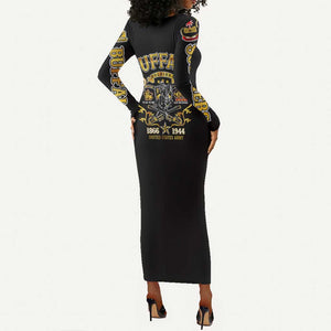 Buffalo Soldiers Long Sleeve Bodycon Dress American American Legend 1866-1944 DT02