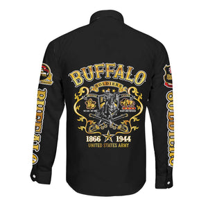 Buffalo Soldiers Long Sleeve Button Shirt American American Legend 1866-1944