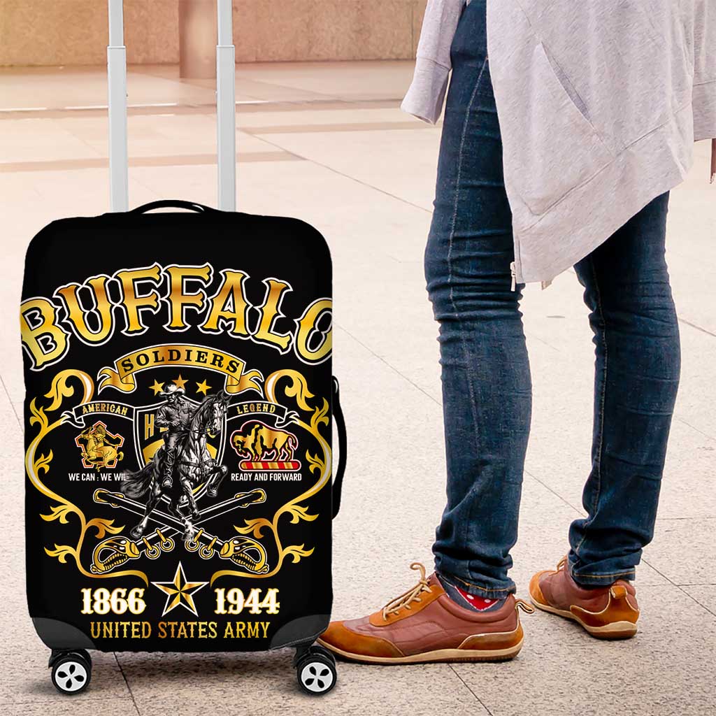 Buffalo Soldiers Luggage Cover American American Legend 1866-1944
