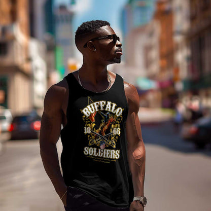 Buffalo Soldiers Men Tank Top American American Legend 1866-1944