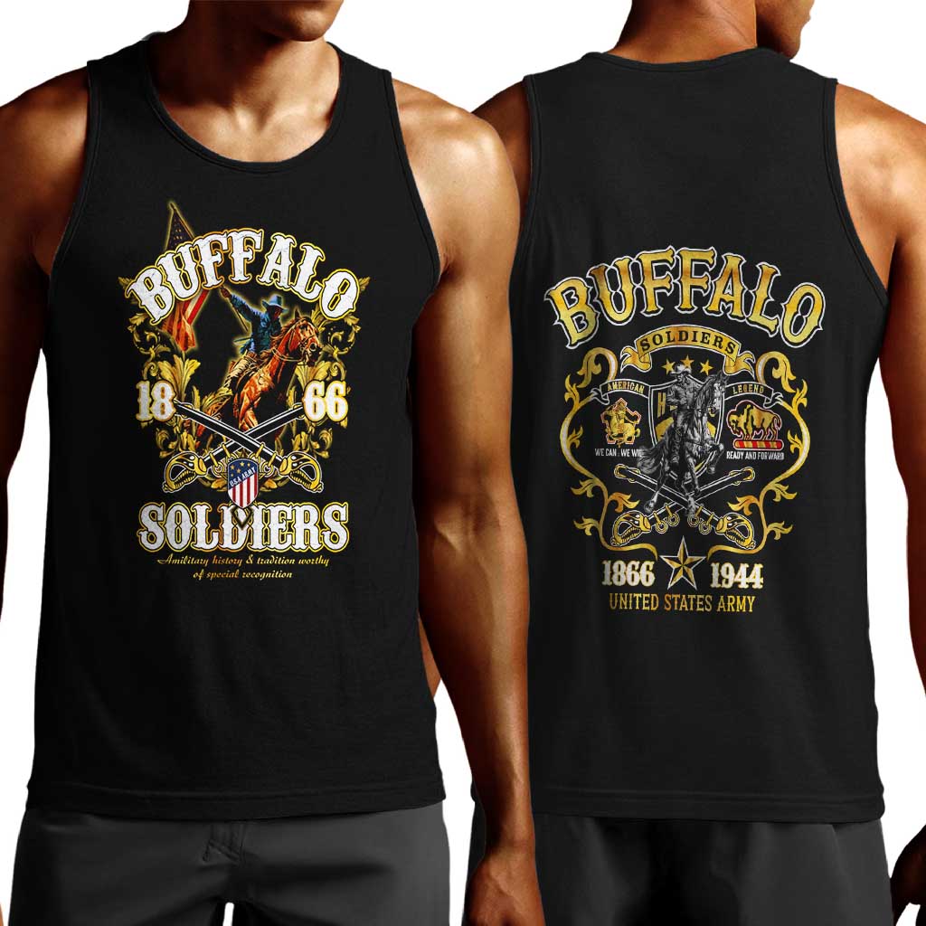 Buffalo Soldiers Men Tank Top American American Legend 1866-1944