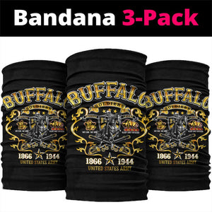 Buffalo Soldiers Neck Gaiter American American Legend 1866-1944 - African Pride
