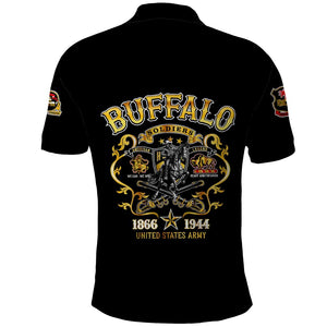 Buffalo Soldiers Polo Shirt American American Legend 1866-1944