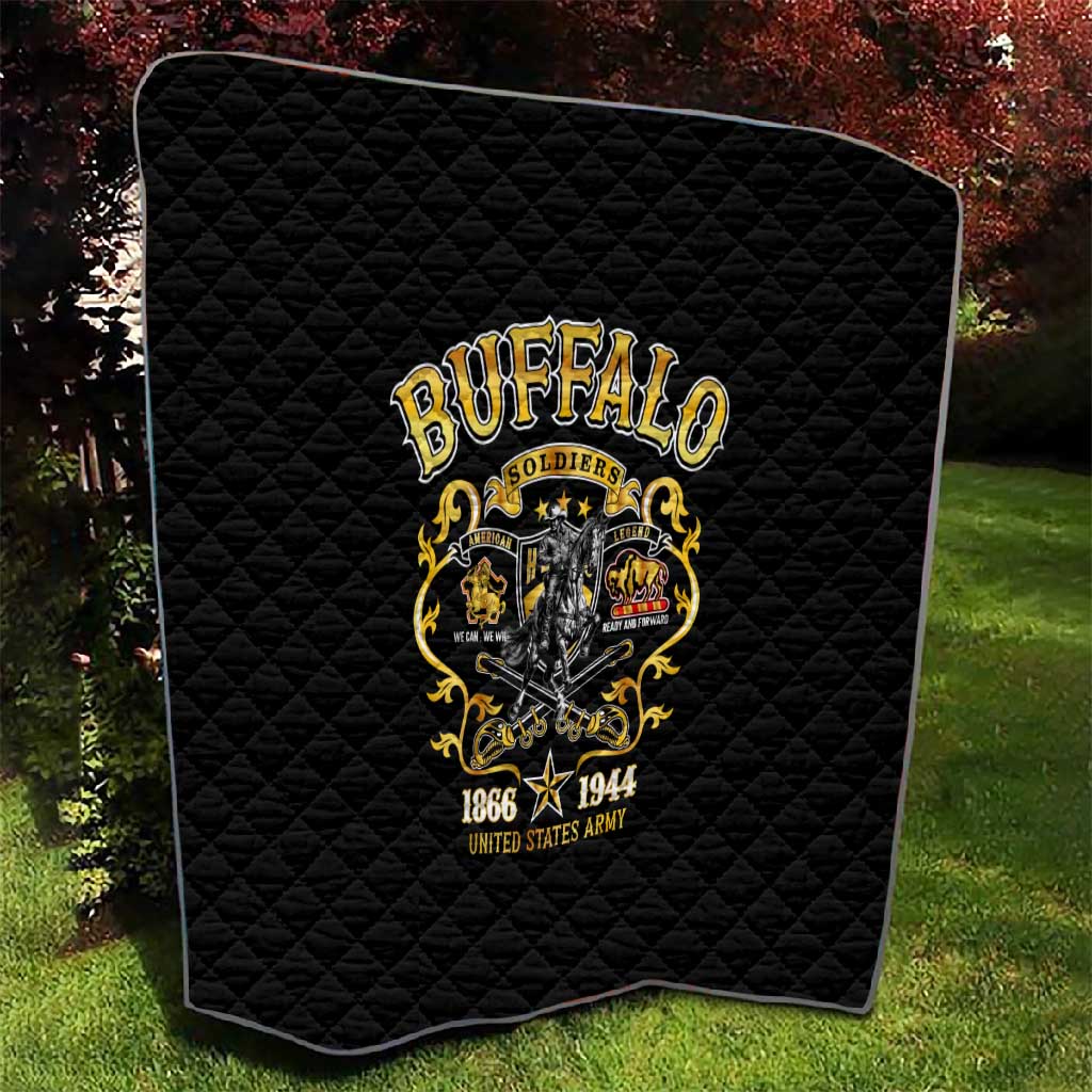Buffalo Soldiers Quilt American American Legend 1866-1944