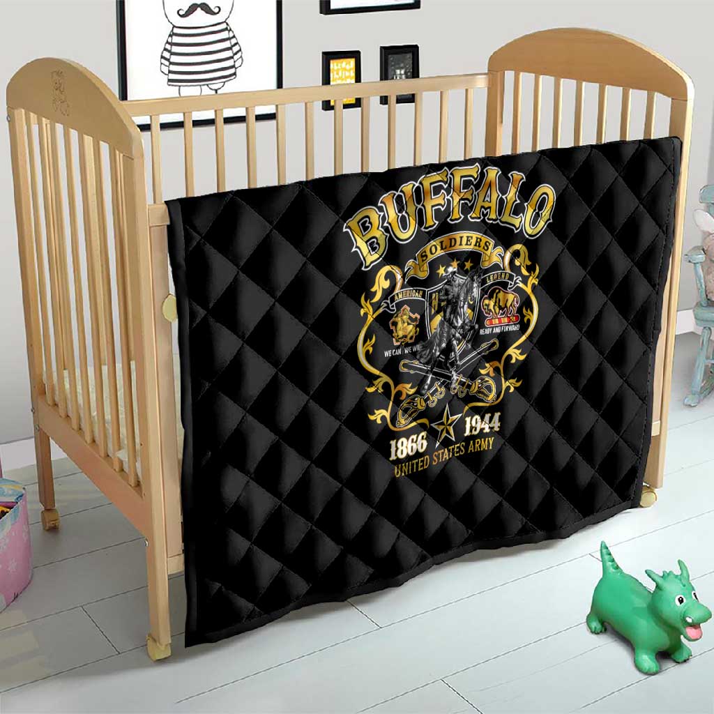 Buffalo Soldiers Quilt American American Legend 1866-1944