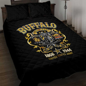 Buffalo Soldiers Quilt Bed Set American American Legend 1866-1944