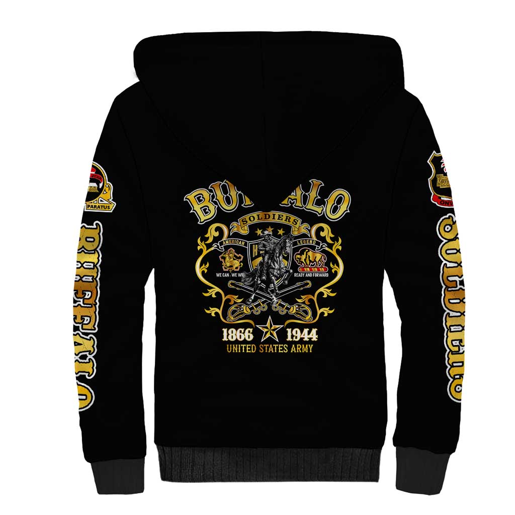 Buffalo Soldiers Sherpa Hoodie American American Legend 1866-1944
