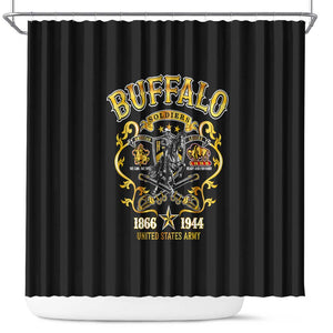 Buffalo Soldiers Shower Curtain American American Legend 1866-1944