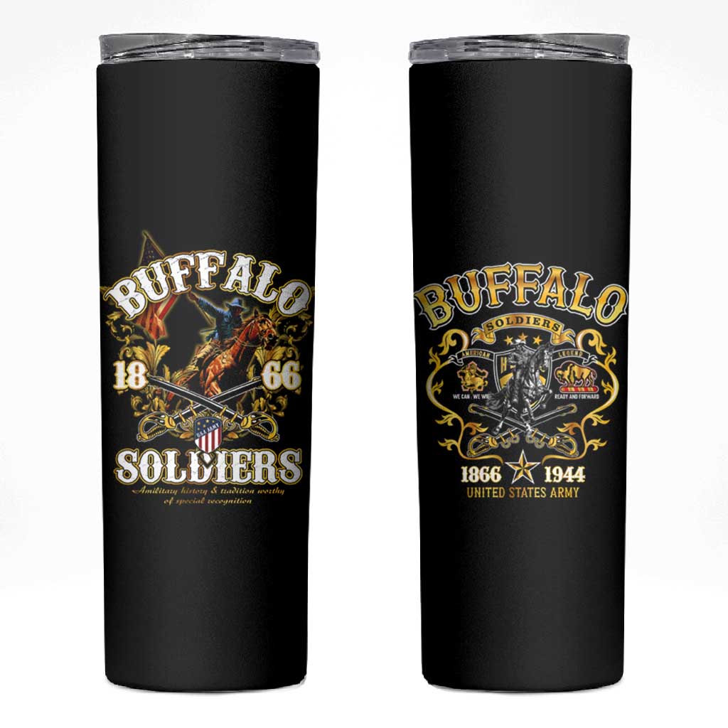 Buffalo Soldiers Skinny Tumbler American American Legend 1866-1944