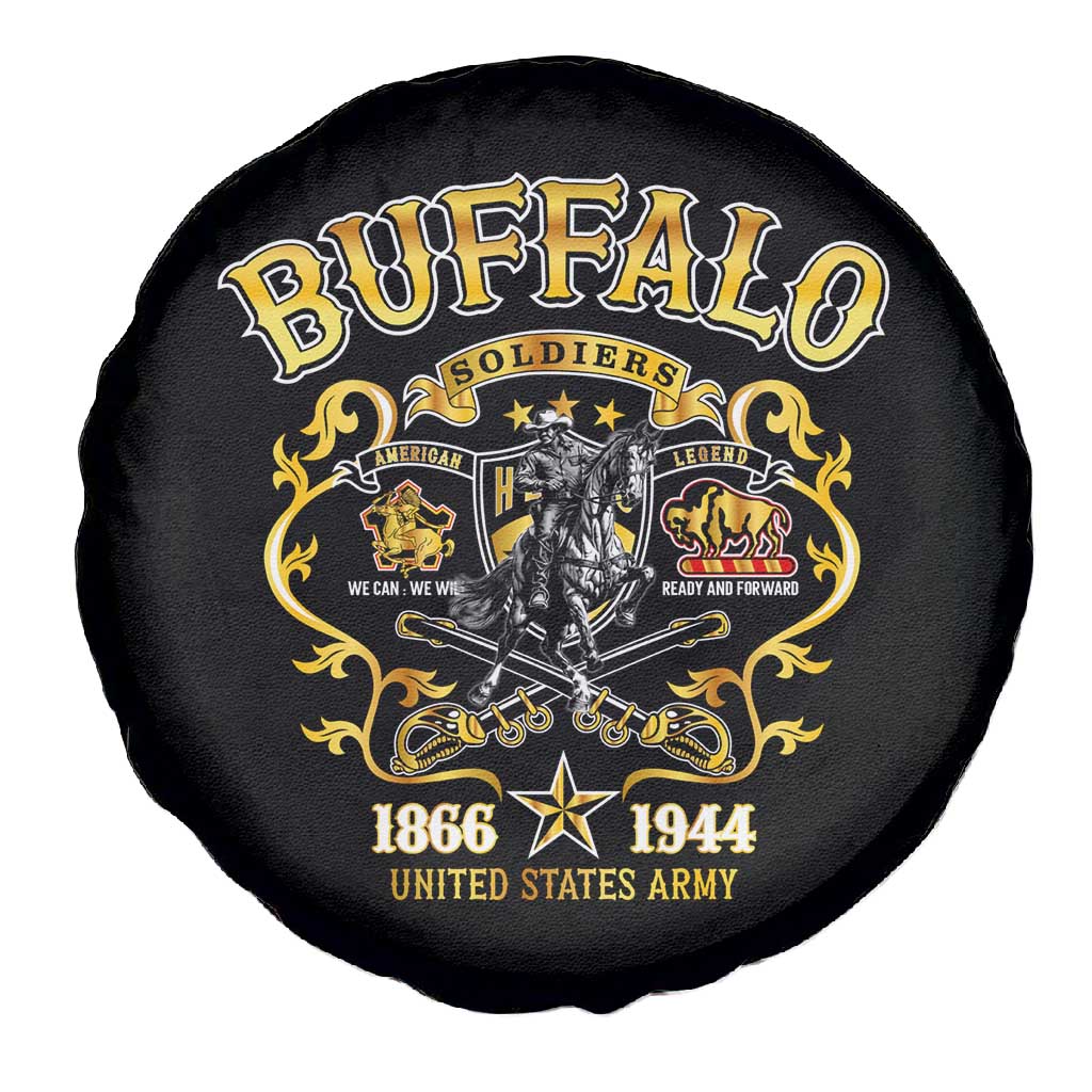 Buffalo Soldiers Spare Tire Cover American American Legend 1866-1944