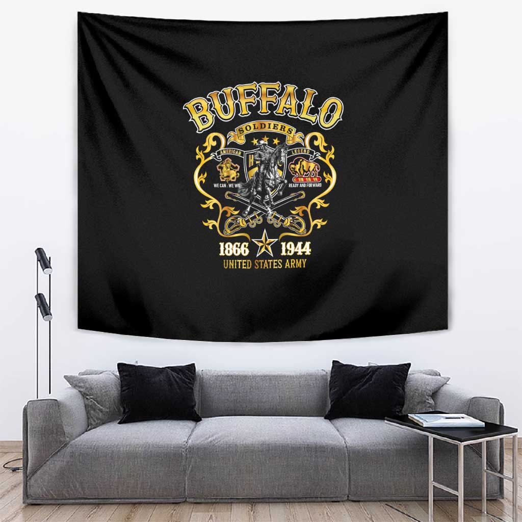Buffalo Soldiers Tapestry American American Legend 1866-1944