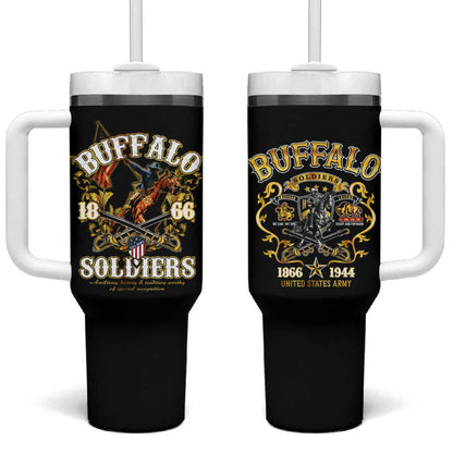 Buffalo Soldiers Tumbler With Handle American American Legend 1866-1944