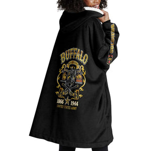 Buffalo Soldiers Wearable Blanket Hoodie American American Legend 1866-1944