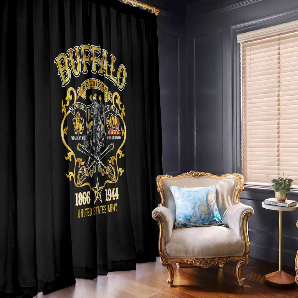 Buffalo Soldiers Window Curtain American American Legend 1866-1944