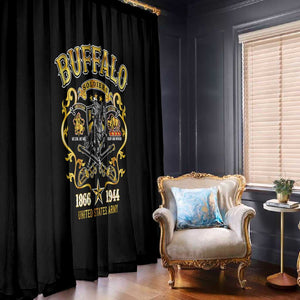 Buffalo Soldiers Window Curtain American American Legend 1866-1944